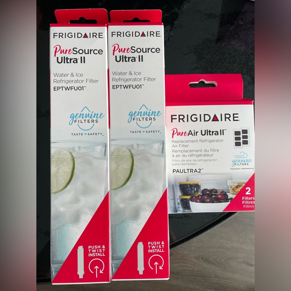 Pure Source Ultra II water and ice filter (2) and Pure Ultra Air filter